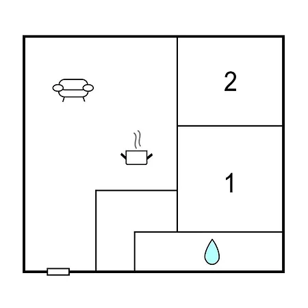 Appartement Cozy In With Kitchen
